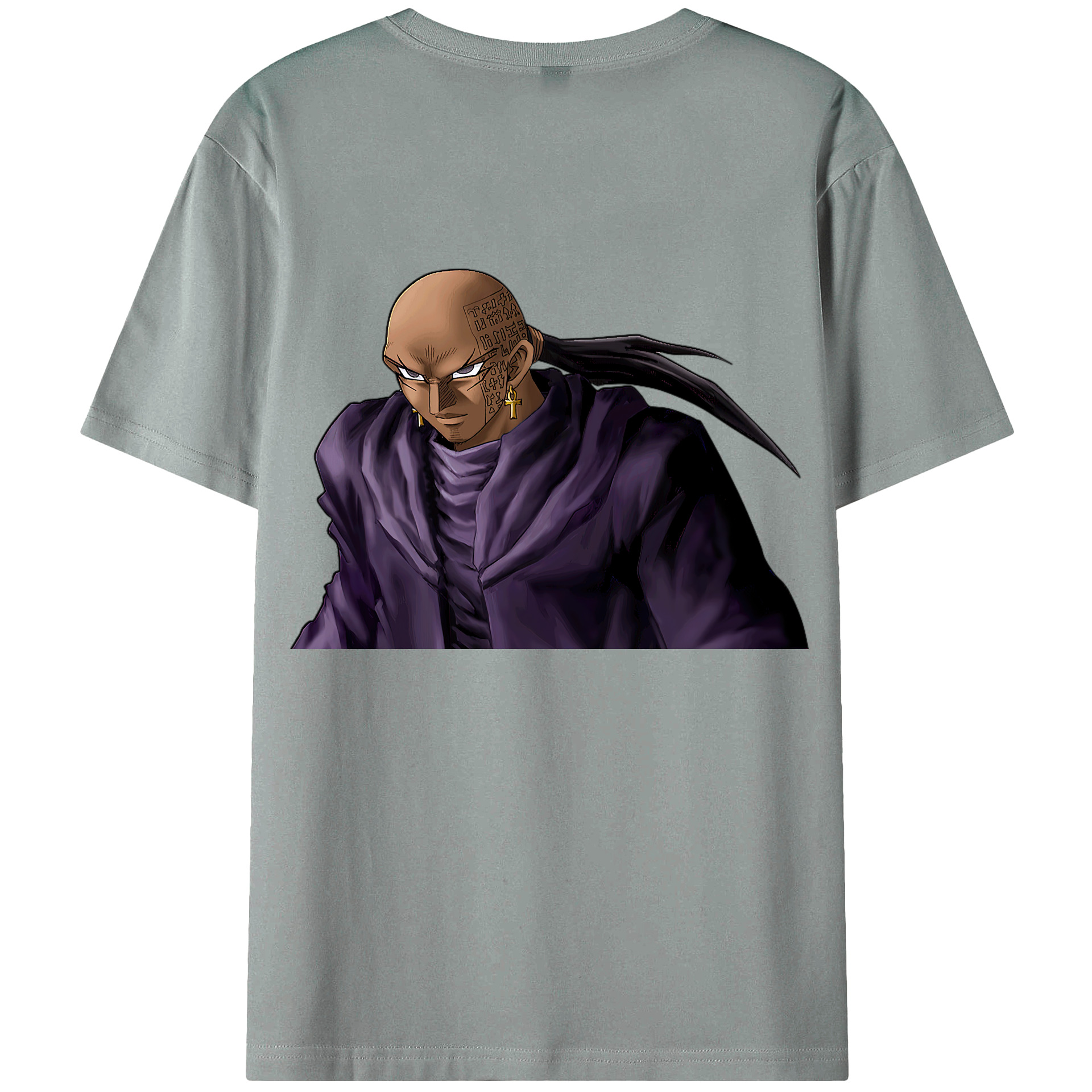 （画像用） 遊☆戯☆王 Yu-Gi-Oh! 綿100％ メンズ半袖Tシャツ（バックプリント） 通気性